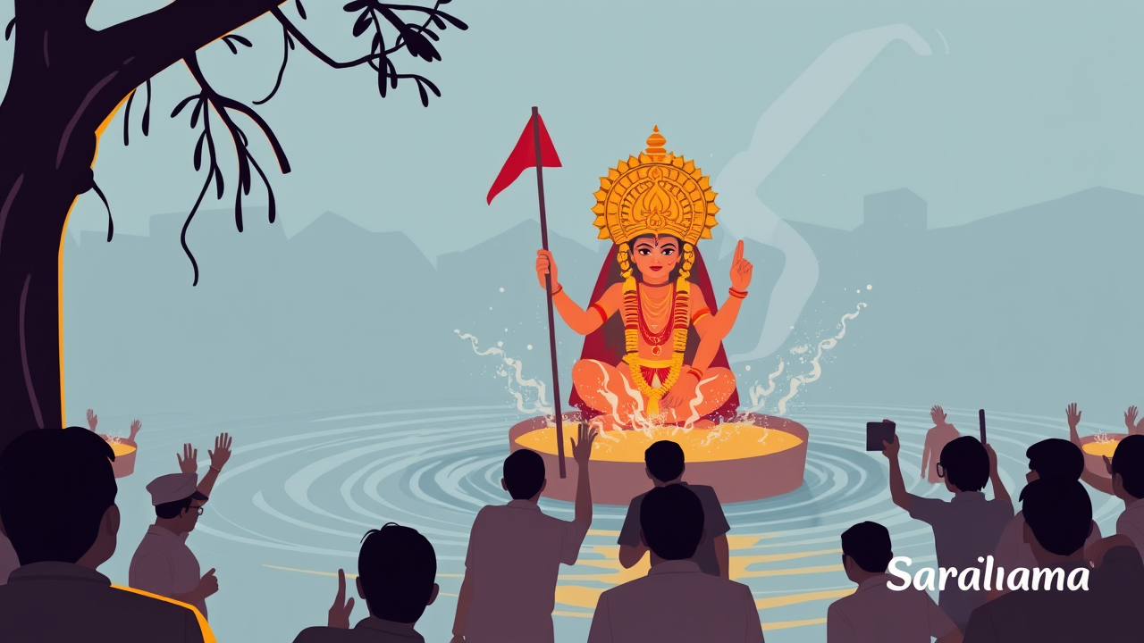 Kali Idol Immersion in Jamui Amid Tight Security