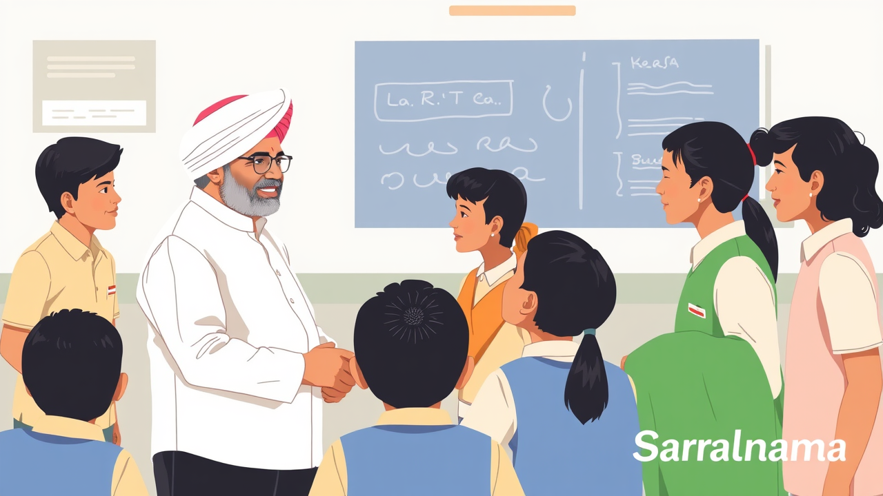 Punjab CM Visits School, Interacts with Students and Teachers