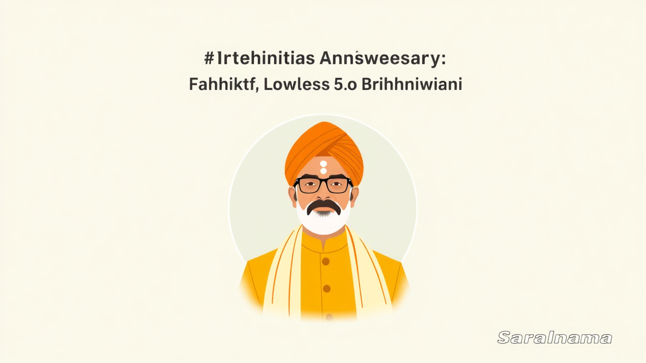 101st Birth Anniversary of Ex-Minister Thakur Bir Singh in Bhiwani