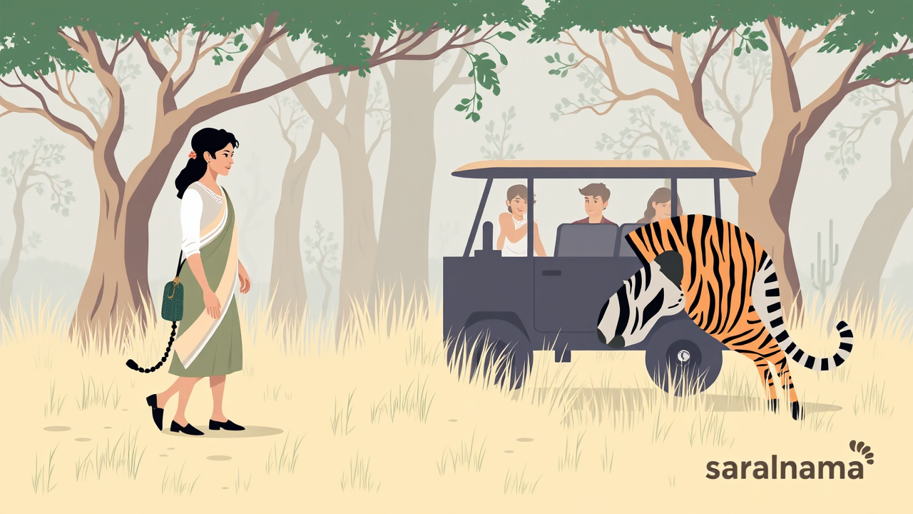 Priyanka Gandhi Visits Ranthambore for Tiger Safari