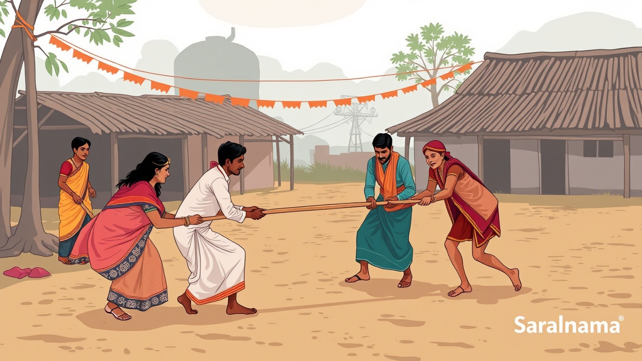 Kushinagar Village Hosts Bhai Dooj Celebration and Tug-of-War
