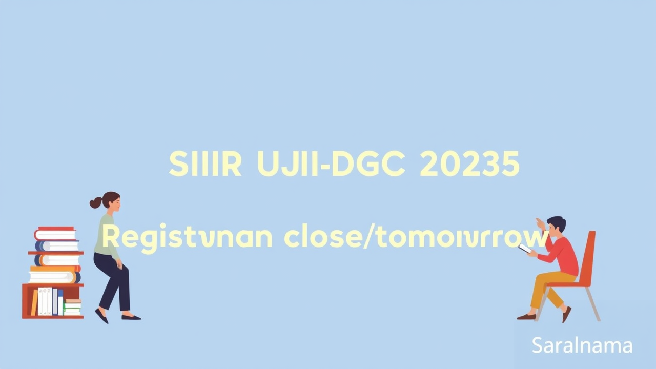 CSIR UGC NET Dec 2025 Registration Closes Tomorrow