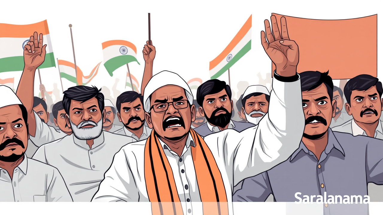 Angry Congress Leaders Protest Ticket Distribution in Bihar