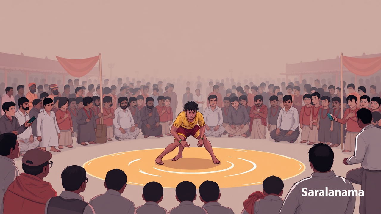 Nawada Hosts Govardhan Puja Wrestling Competition