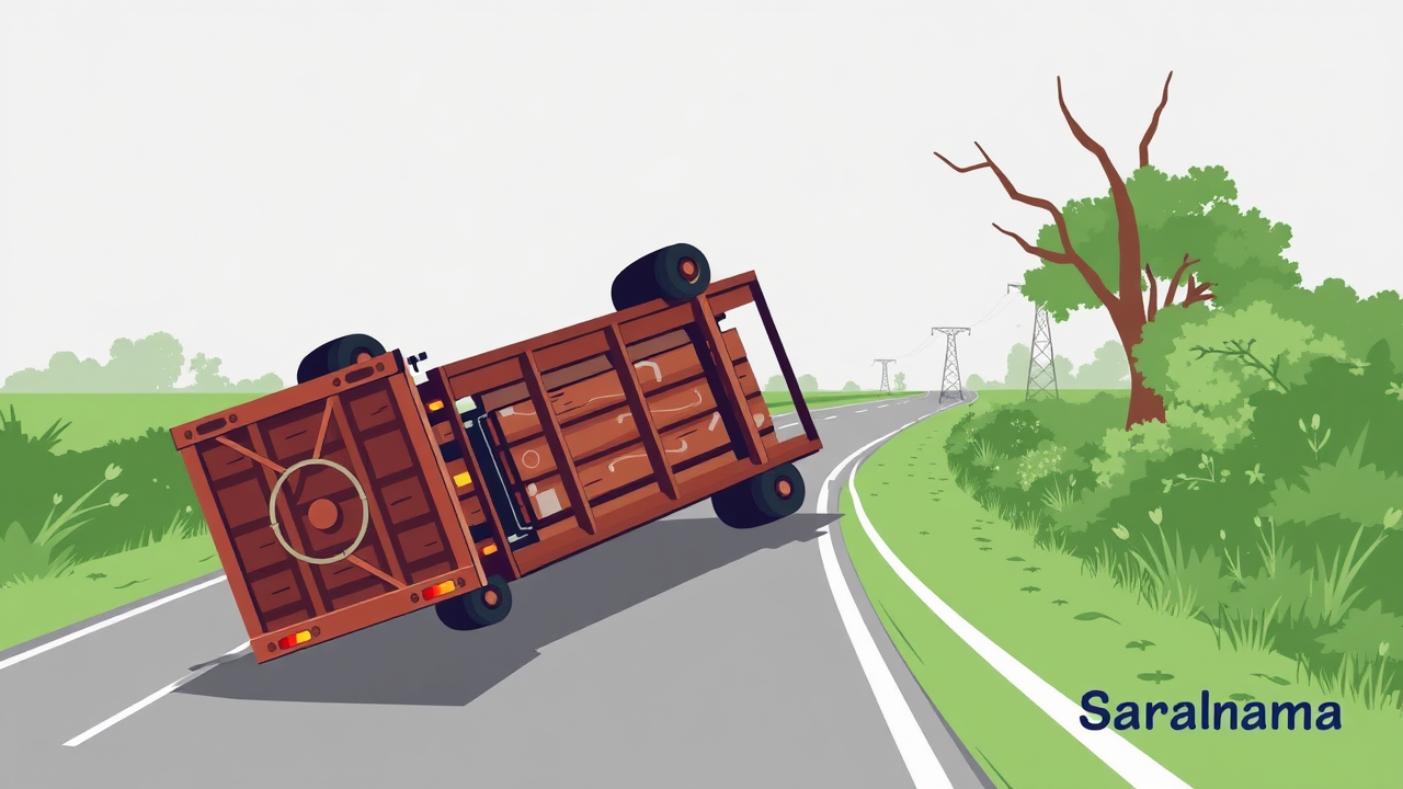Farmer's Trolley Overturns on NH-52, Demands Compensation