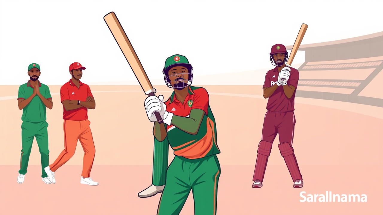 Bangladesh Beats West Indies in ODI Series