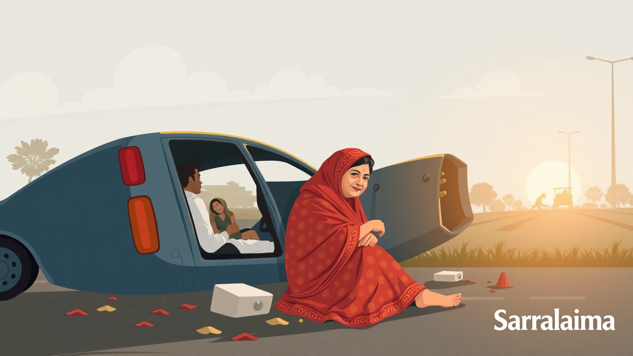 Tragic Road Accident in Bareilly: Grandmother and Grandson Die