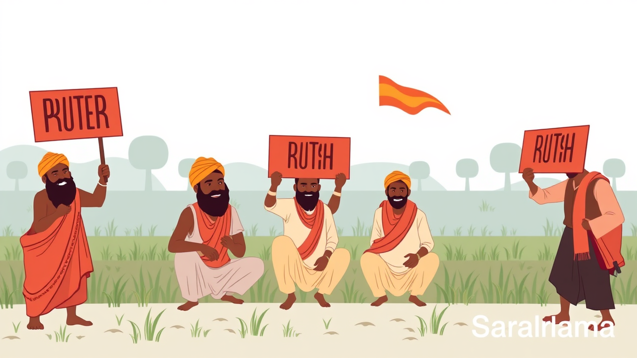 Farmers Protest Land Acquisition for Bharatmala Project