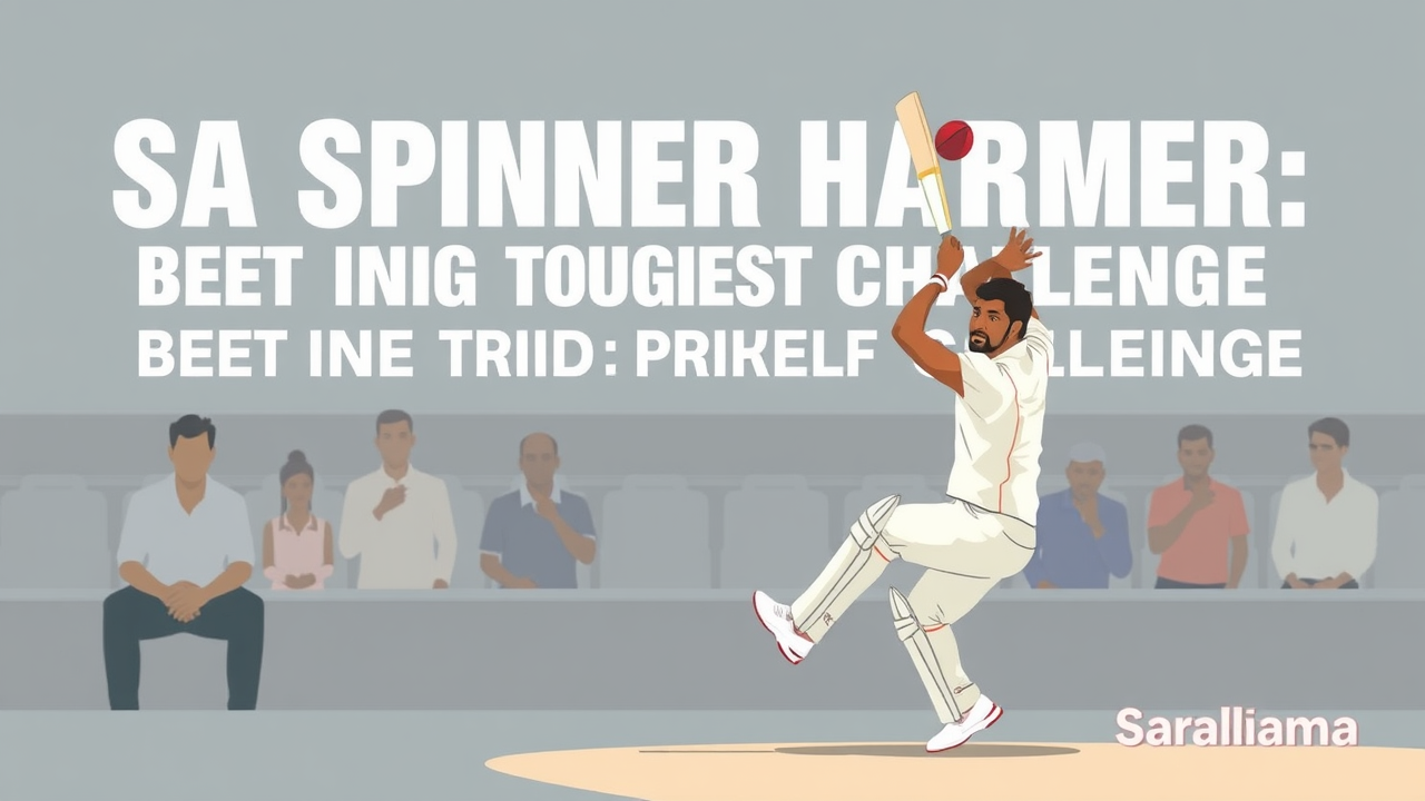 SA Spinner Harmer: Beating India Toughest Challenge