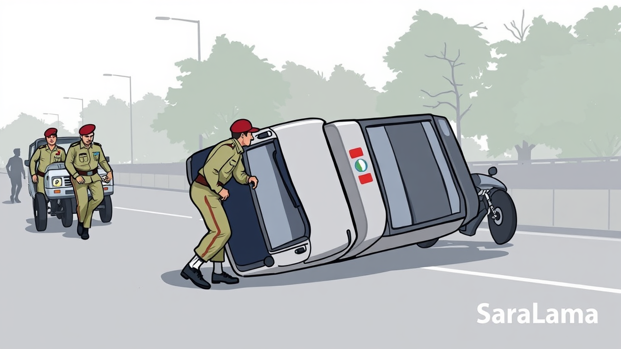 CRPF Head Constable Dies in Greater Noida Road Accident