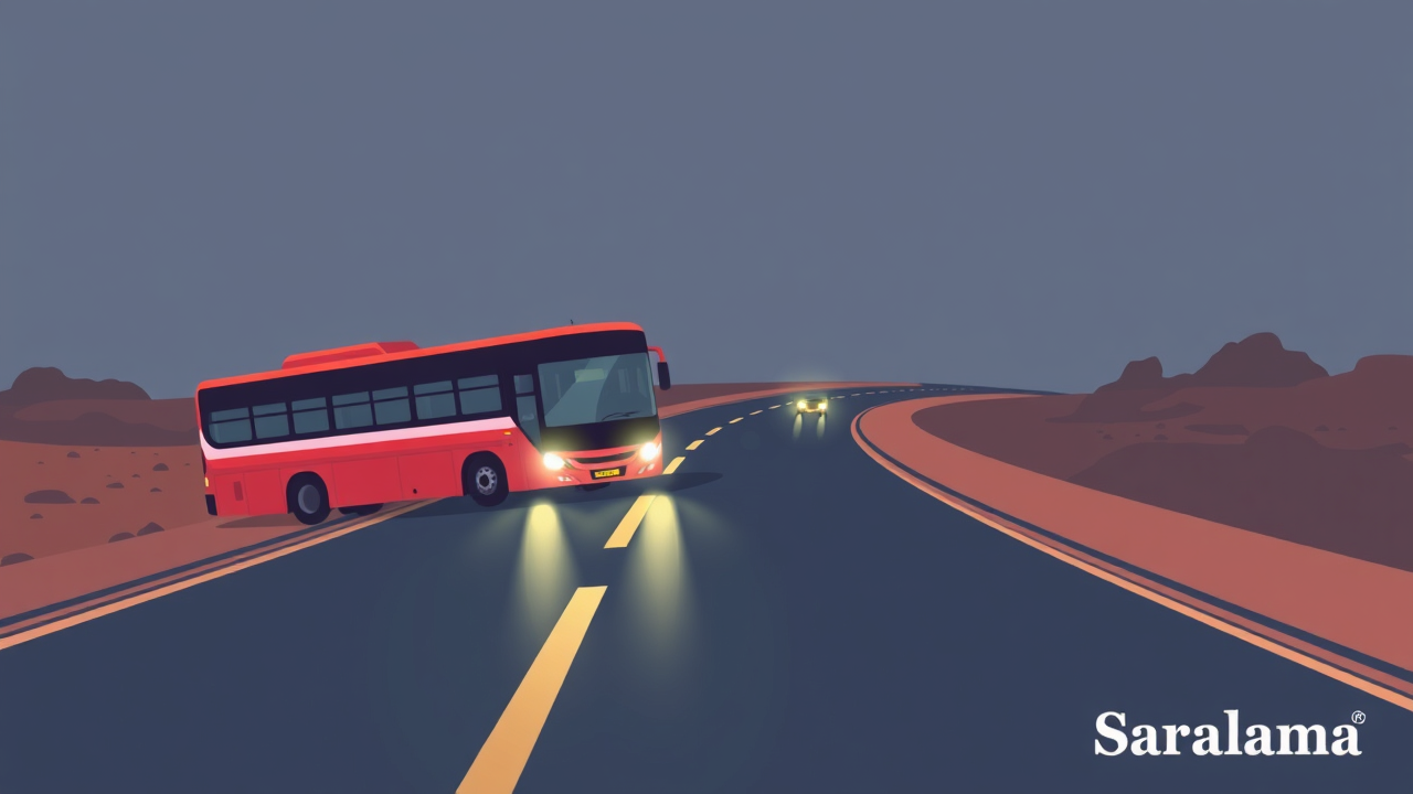 Bus-Car Crash on Highway 68 Kills Two Traders in Barmer