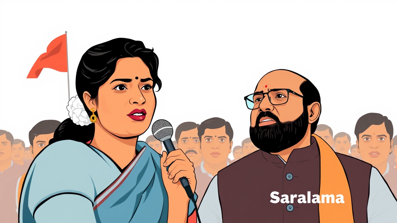 MP Woman Challenges MP Chandrashekhar Azad on Social Media