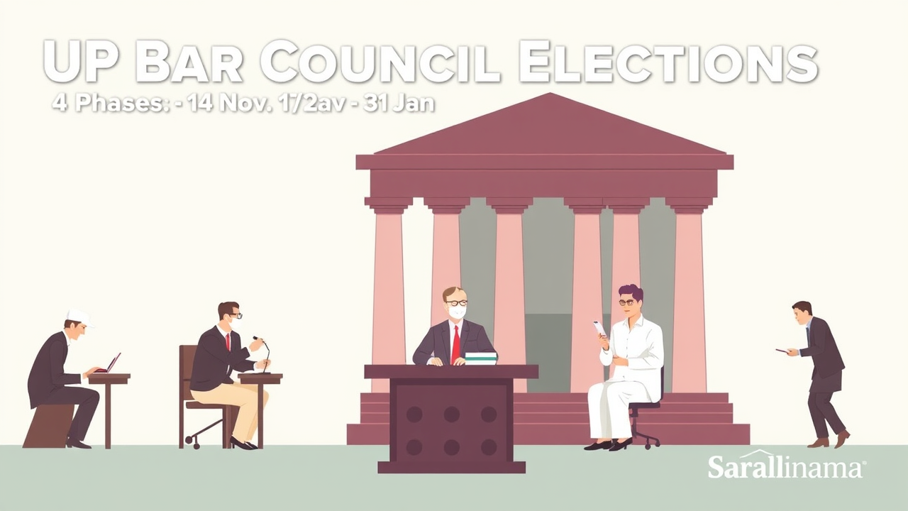 UP Bar Council Elections: 4 Phases from 14 Nov to 31 Jan