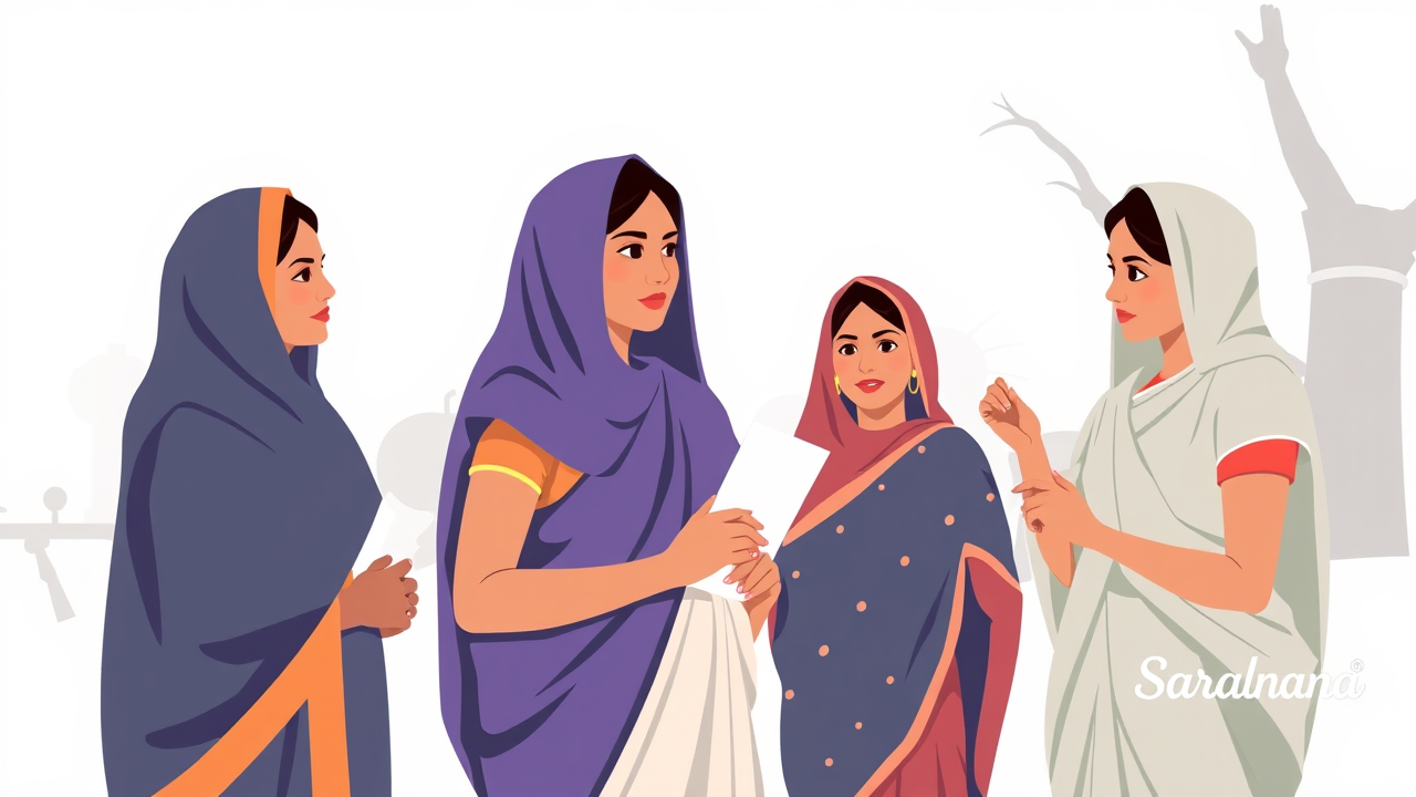 Jeevika Women Promote Voting in Bihar's Darbhanga District