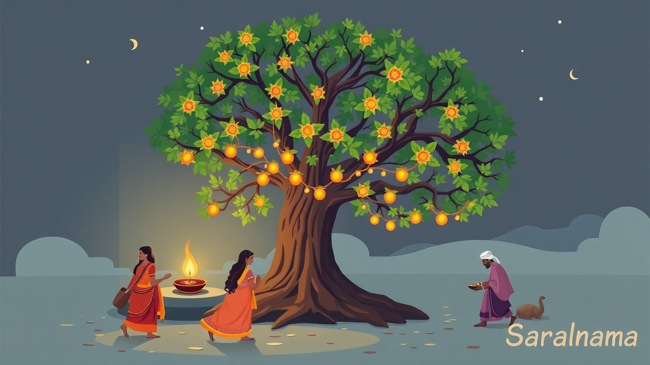 Diwali Celebrated with Tree Worship in Jhunjhunu