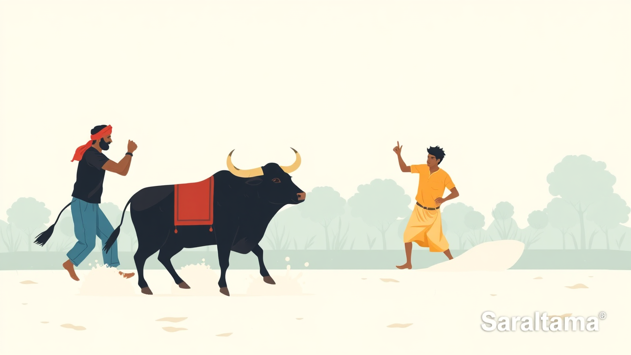 20 Farmers Join Bull Dancing Contest in Sanjad Village