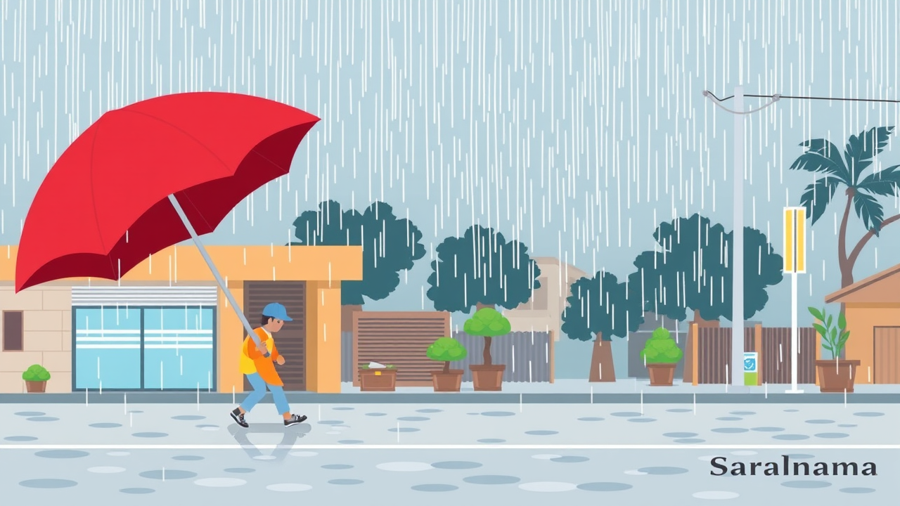 9 MP Districts See Rain Due to Low Pressure System