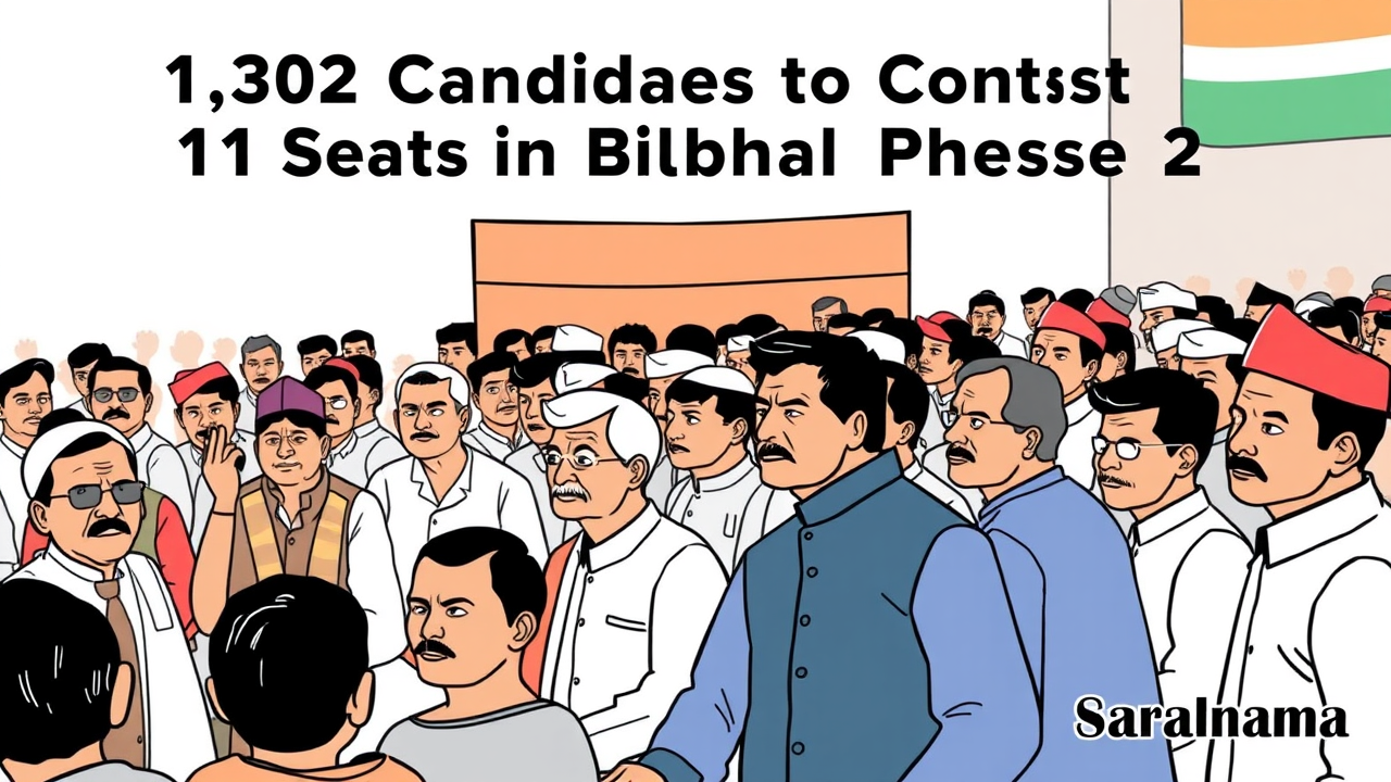 1,302 Candidates to Contest 112 Seats in Bihar Election Phase 2