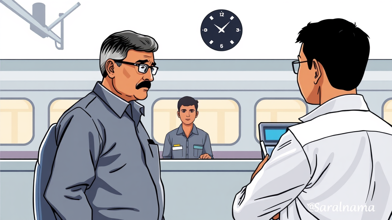 GM Inspects Raipur Railway Station, Questions Ticket Counter Shift