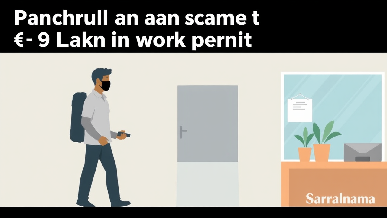 Panchkula Man Scammed of ₹9 Lakh in Work Permit Fraud
