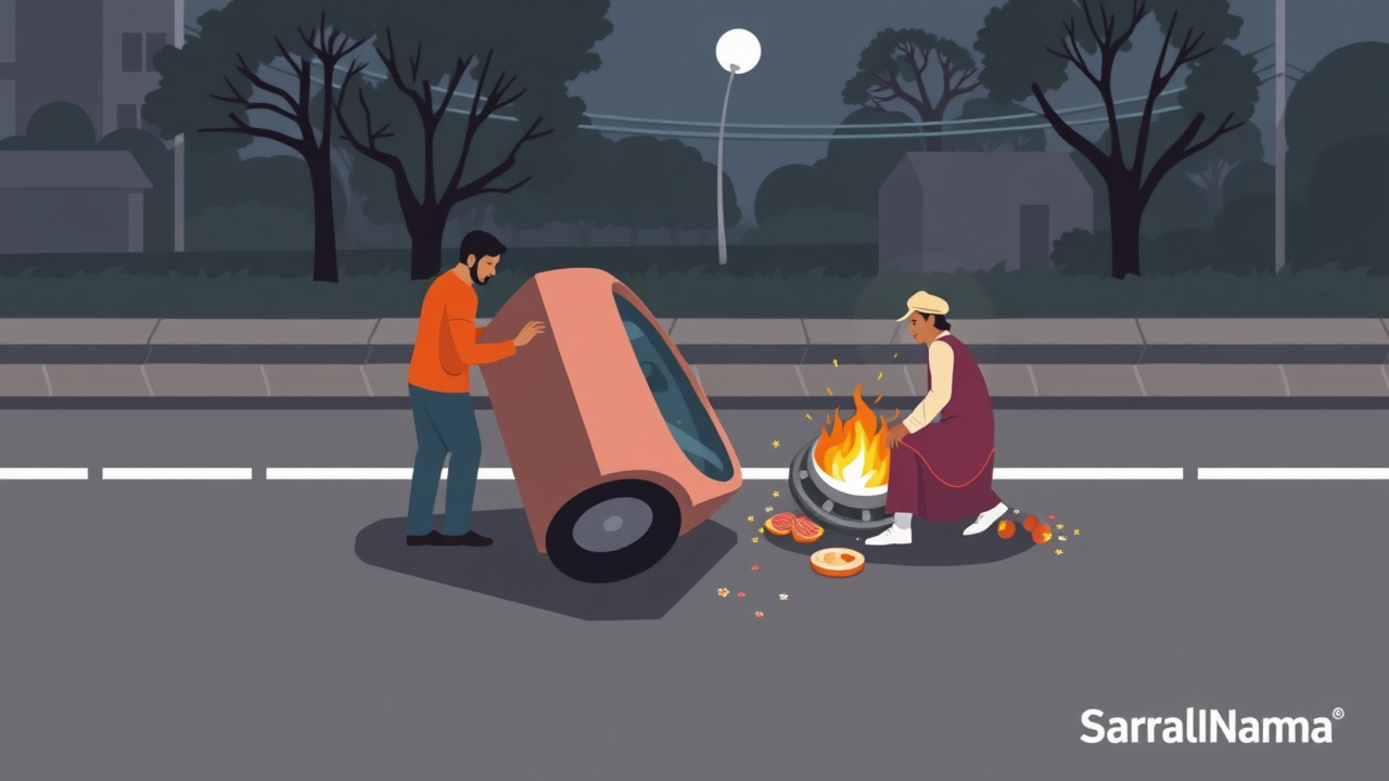 Tragic Road Accident Claims Life of Young Man After Bhai Dooj