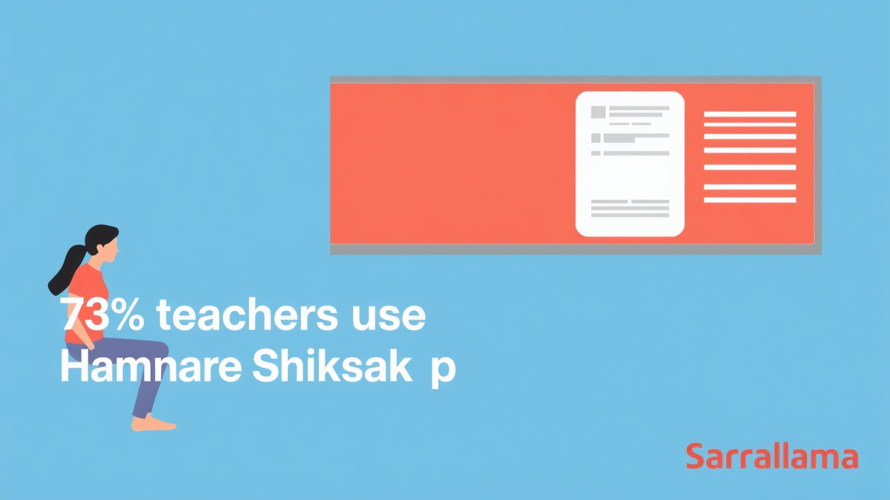 73% Teachers Use 'Hamare Shikshak' App in Madhya Pradesh