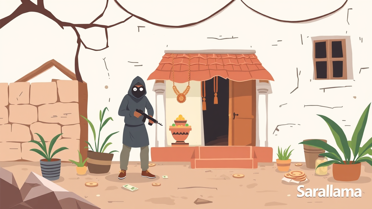 Thieves Rob Village Head's Home in Unnao, Steal Cash and Jewelry