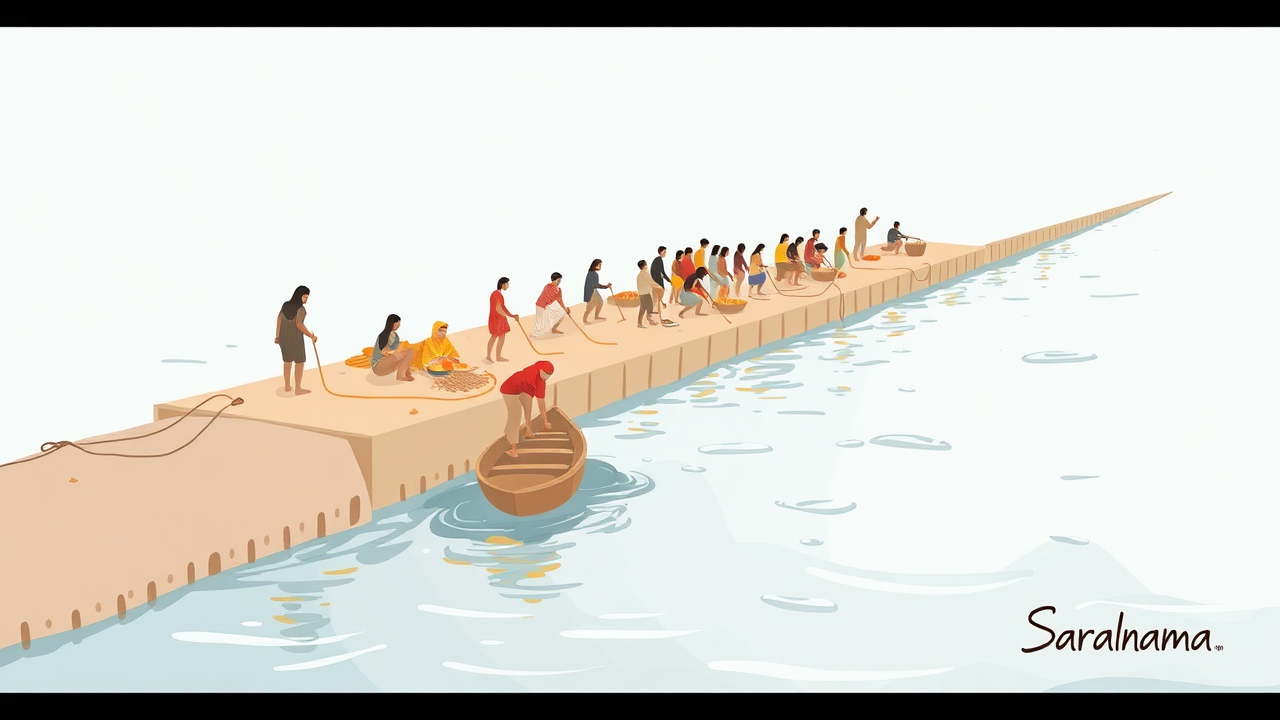 100 Workers Shift from Barari Bridge Ghat for Chhath Prep