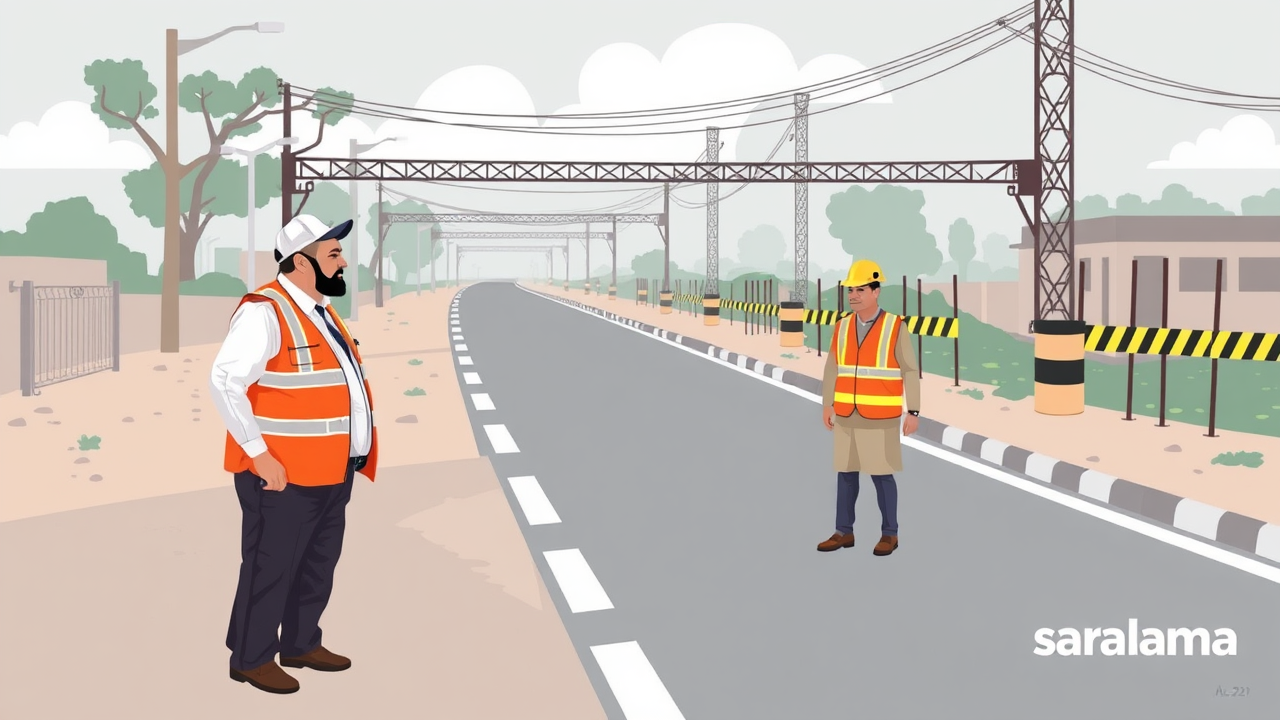 Raigarh Mayor Inspects Substandard Road Construction