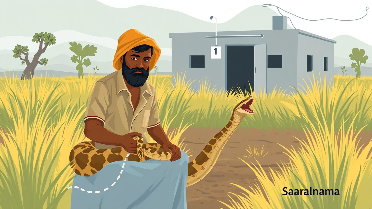 Farmer Bitten by Russell's Viper Brings Snake to Hospital