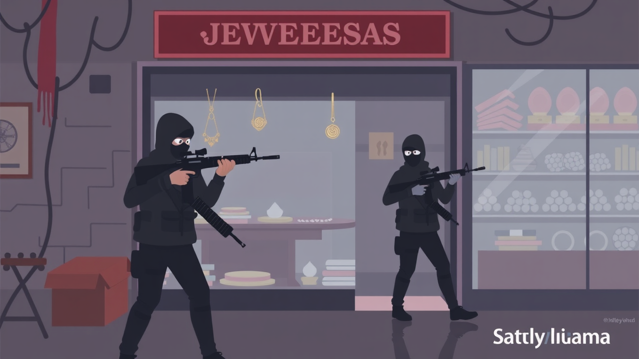 Armed Thieves Rob Jewelry Store in Darbhanga, Bihar