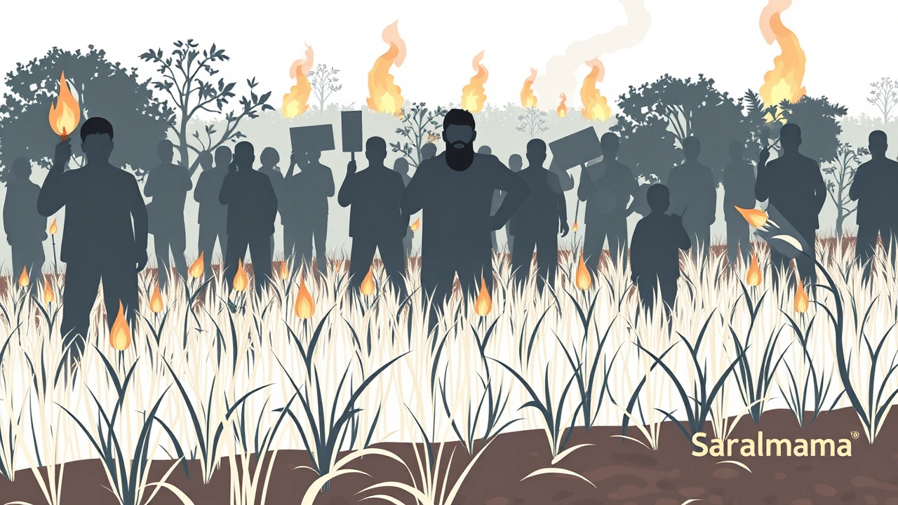 Fatehabad Farmers Protest FIRs for Crop Burning