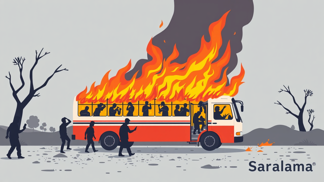 20 Dead in Horrific Bus Fire in Andhra Pradesh