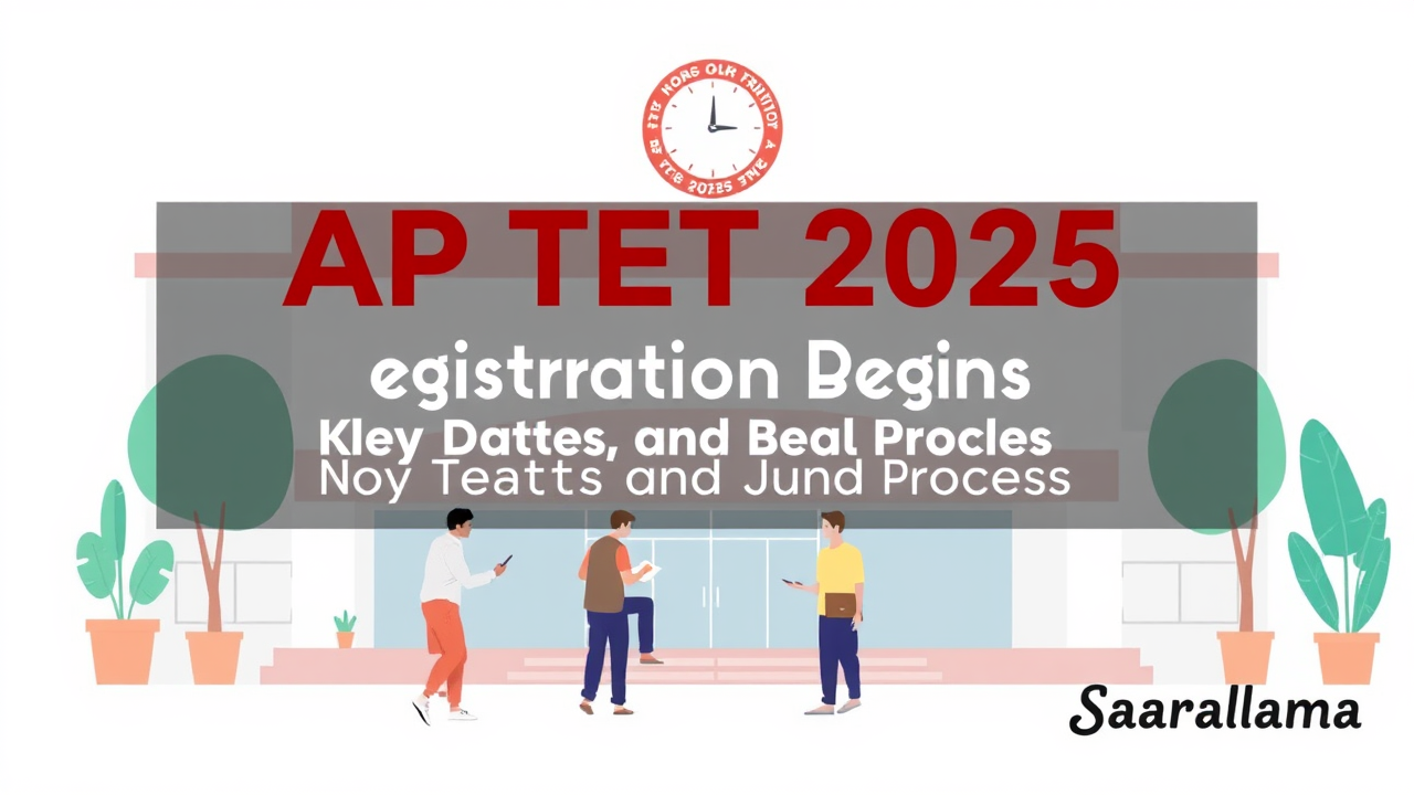AP TET 2025 Registration Begins: Key Dates and Application Process