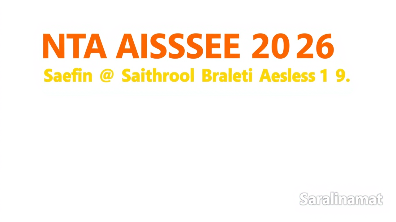 NTA AISSEE 2026: Sainik School Admission for Class 6 and 9