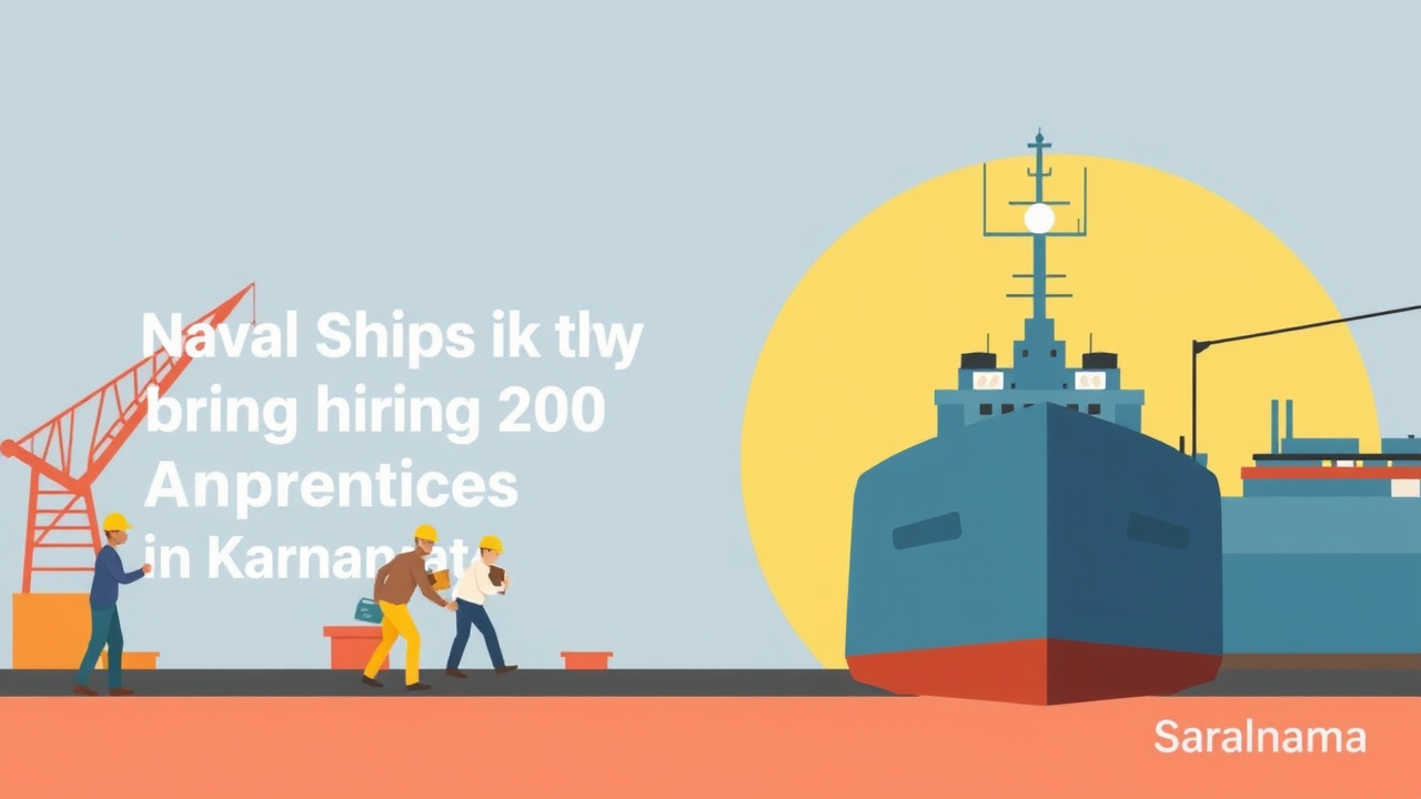 Naval Ship Repair Yard Hiring 210 Apprentices in Karnataka