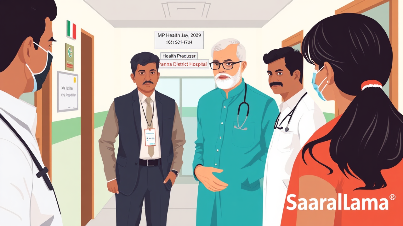 MP Health Minister Inspects Panna District Hospital