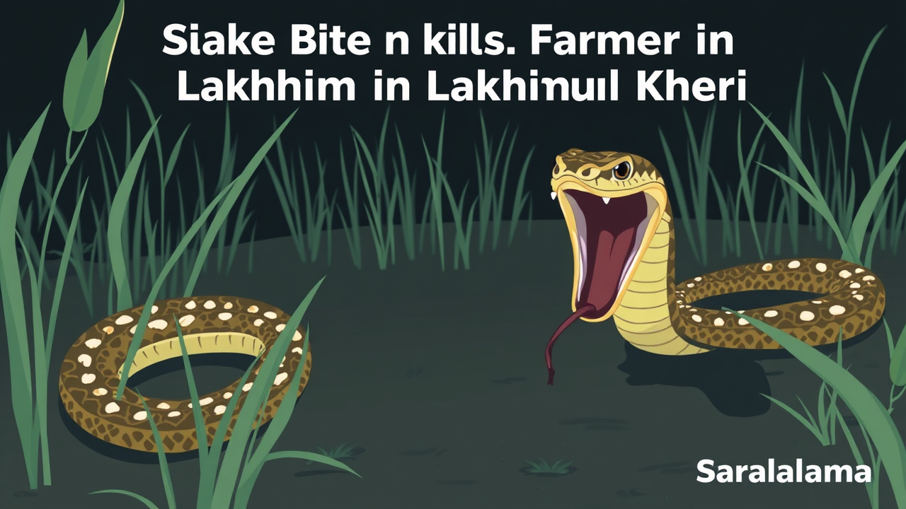 Snake Bite Kills Farmer in Lakhimpur Kheri