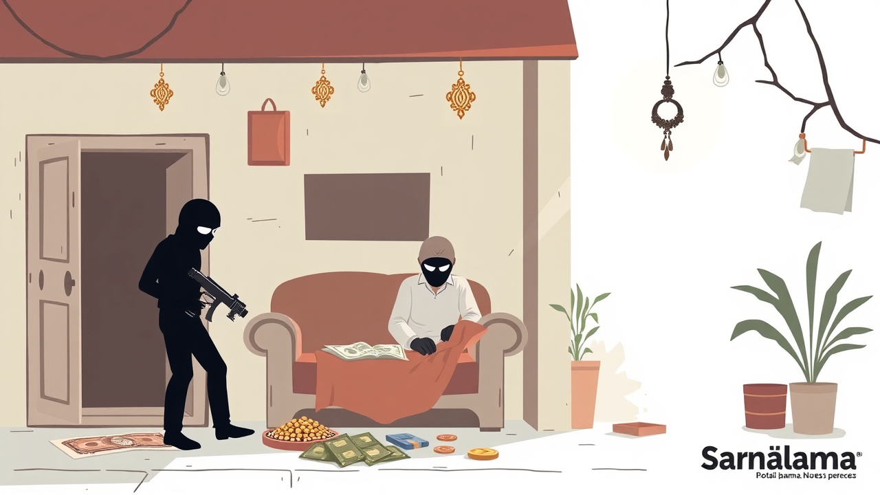 Thieves Steal Cash and Jewelry from Mirzapur Home