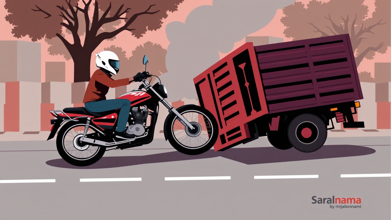Teen Biker Killed in Truck Accident in Aurangabad