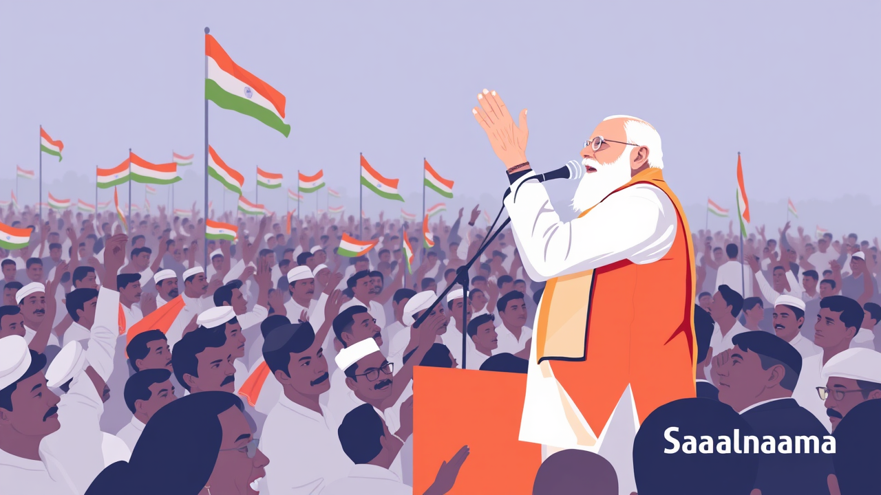 PM Modi Rally: प्रधानमंत्री नरेंद्र मोदी ने छठ व्रतियों से लिया आशीर्वाद, दिया सूप और फल, शारदा सिन्हा को भी किया याद