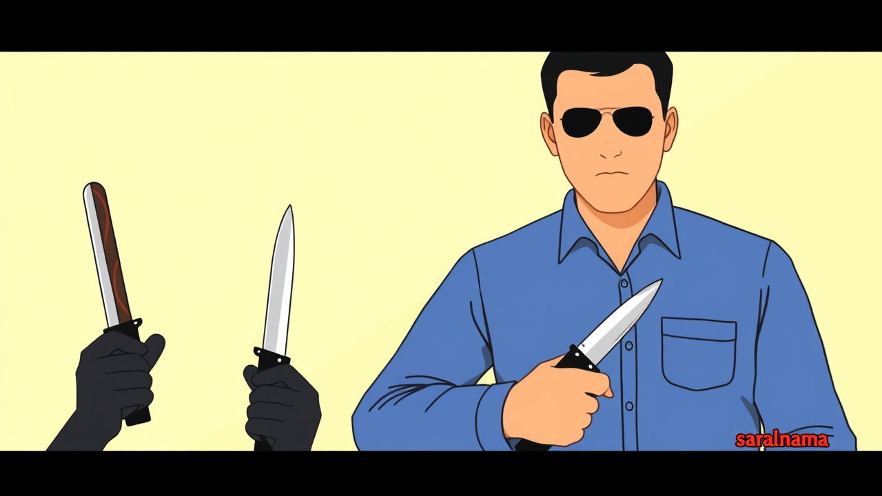Two Armed Criminals Arrested in Raipur for Brandishing Knives