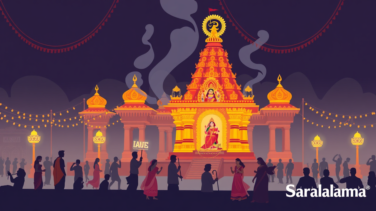 Kali Puja Celebration in Borgaon: Cultural Events and Temple Renewal