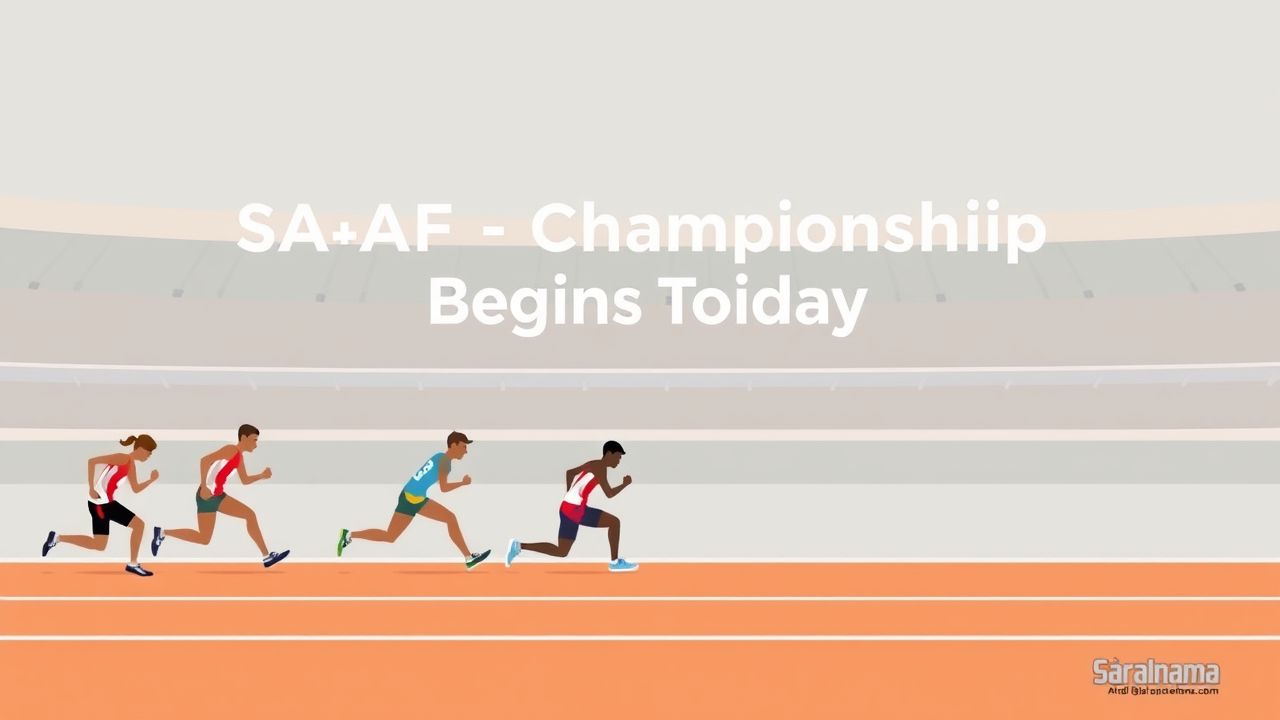 SAAF Athletics Championship Begins Today in Ranchi