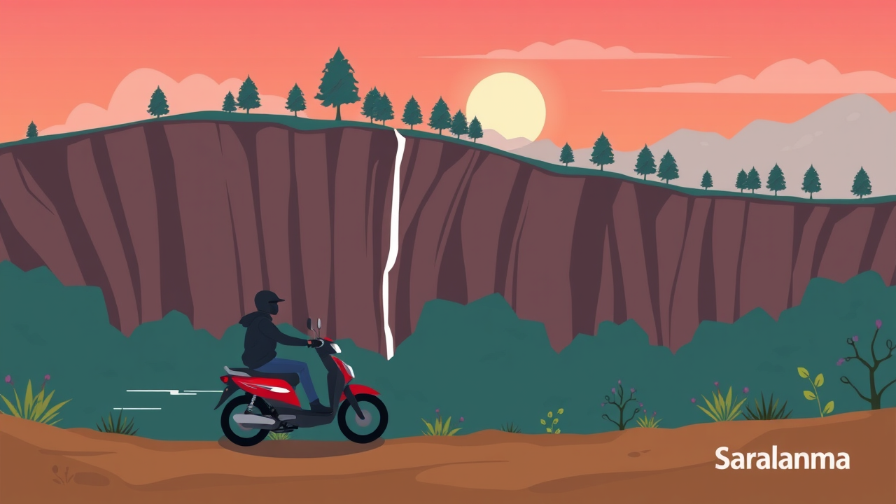 Woman Dies as Scooter Falls into Ravine in Almora Accident