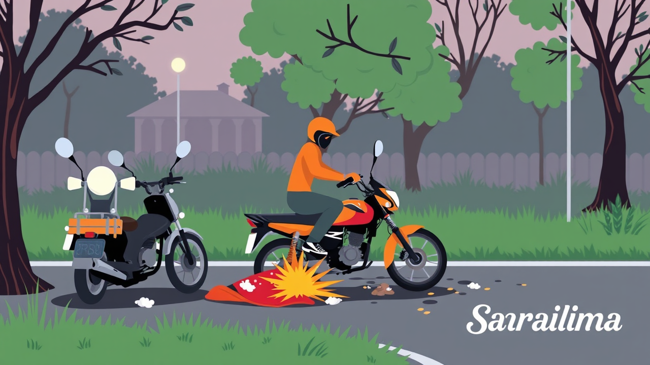 1 Dead, 4 Injured in Bike Collision Near Makra Village