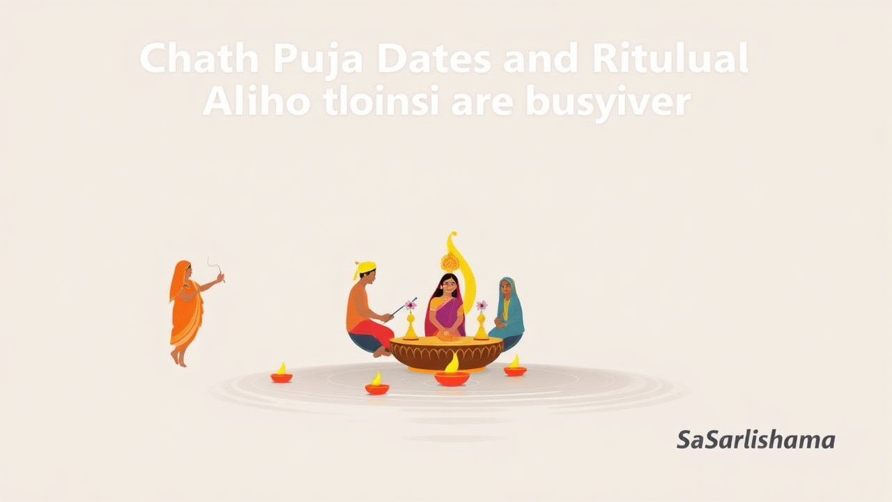 Chhath Puja Dates and Rituals Announced for Bihar