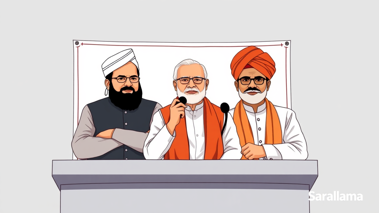 RJD Poster Mocks BJP Leaders in Bihar