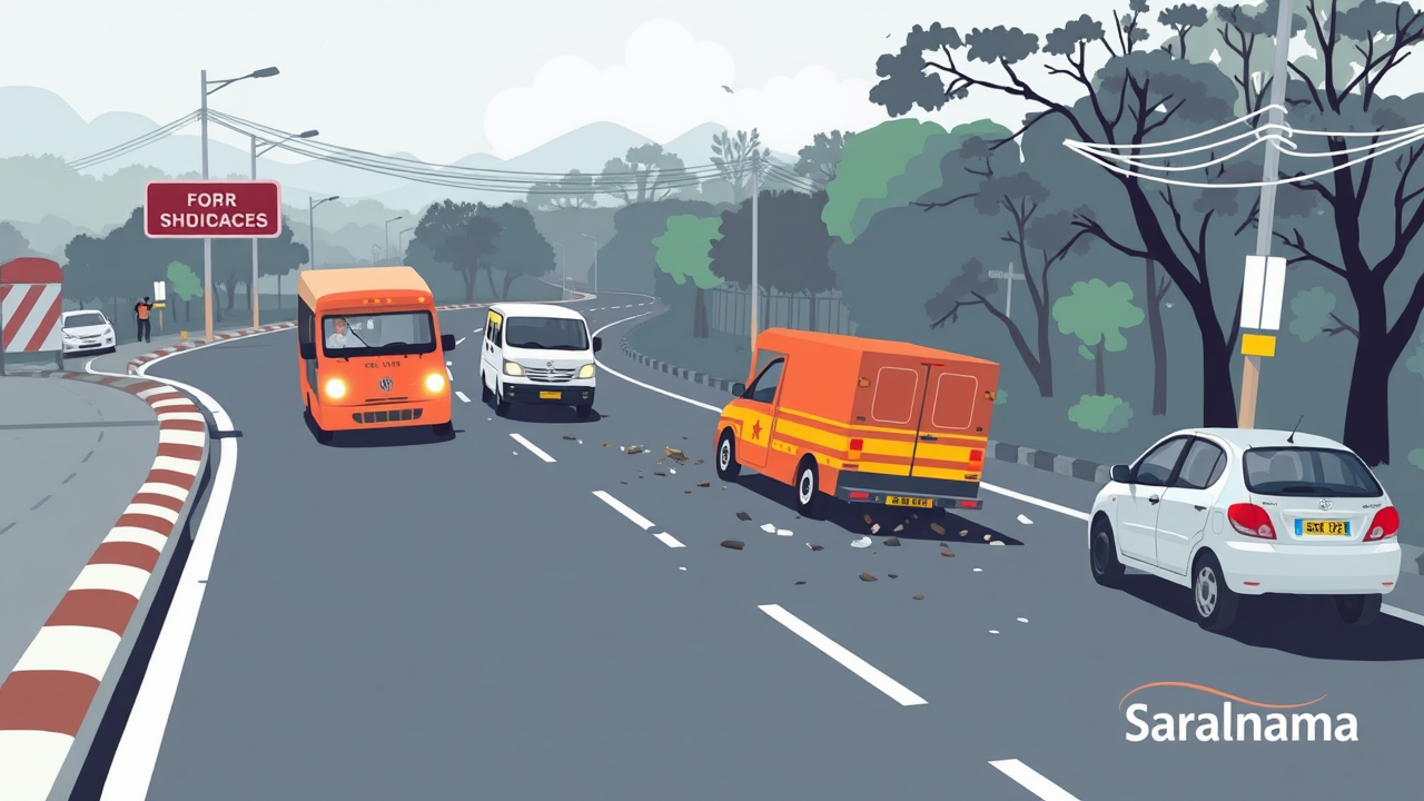 Bad Roads Cause Daily Accidents in Bilaspur, Chhattisgarh