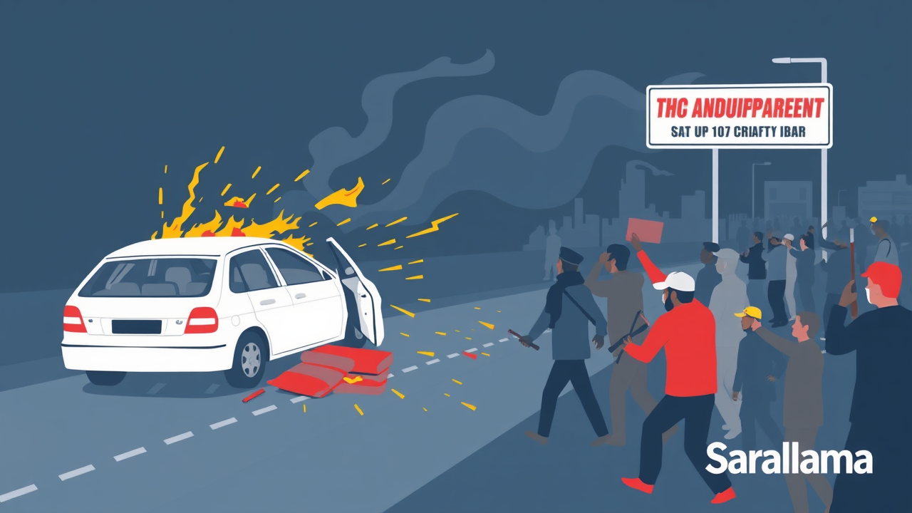 Car Crash in Bemetara Kills 1, Injures 7; Angry Mob Attacks